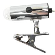 TWO ITALIAN RETRO 20TH CENTURY CLAMP DESK TABLE LAMPS