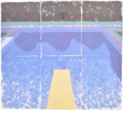 DAVID HOCKNEY: A RETROSPECTIVE - MET MUSEUM OF ART 1988 POSTER