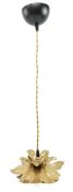 ITALIAN TOLEWARE STYLE MID CENTURY METAIL CEILING PENDANT LIGHT