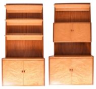 MANNER OF AXEL LARSSON - PAIR OF UPRIGHT WALL MOUNTED UNITS