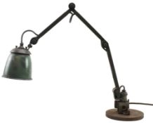 MID CENTURY INDUSTRIAL WORKMAN'S DESK LAMP