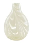 ATTR. CHARLIE MEAKER - VINTAGE 20TH CENTURY STUDIO ART GLASS CENTREPIECE VASE