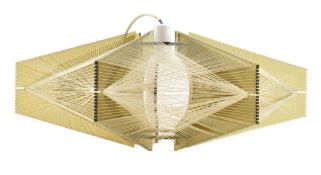PAUL SECON FOR SOMPEX - MID CENTURY 1970S NYLON & PERSPEX CEILING LIGHT