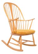ERCOL FURNITURE - CHAIRMAKER'S DOUBLE BOW ROCKING CHAIR
