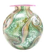 ISLE OF WIGHT - GEMSTONE RANGE - STUDIO ART GLASS VASE