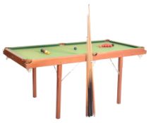CRAFTSMAN MADE BY PEGASUS - MID CENTURY TEAK POOL TABLE