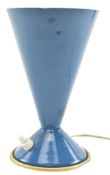 SMALL VINTAGE ITALIAN MID 20TH CENTURY METAL CONE DESK LAMP