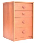 STAG FURNITURE - VINTAGE MID CENTURY TEAK BEDSIDE TABLE CABINET
