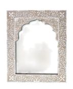 GRAHAM & GREENE - MODERN MOROCCAN STYLE MOTHER OF PEARL INLAID HALL MIRROR