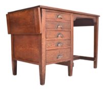 MID 20TH CENTURY CIRCA 1940S AIR MINISTRY OAK DESK