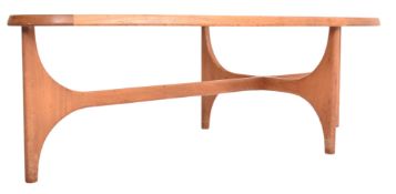 STATEROOM BY STONEHILL -TEAK WOODEN & GLASS COFFEE TABLE