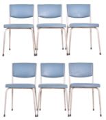 PEL FURNITURE - MATCHING SET OF SIX CAFE / DINING CHAIRS