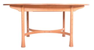 LUCIAN ERCOLANI FOR ERCOL - SAVILLE - MID CENTURY BEECH & ELM DINING TABLE