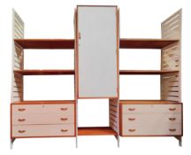 ROBERT HEALS FOR STAPLES - LADDERAX - TEAK & METAL MODULAR UNIT