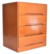 RETRO MID CENTURY TEAK BACHELOR CHEST OF DRAWERS