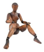 MAQUETTE, FRANCE - 19TH CENTURY ARTICULATED LAY FIGURE