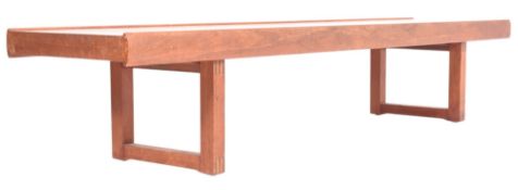 DALESCRAFT - MID CENTURY TEAK LONG JOHN COFFEE TABLE