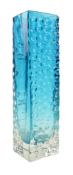 GEOFFREY BAXTER FOR WHITEFRIARS - NAILHEAD VASE IN KINGFISHER BLUE