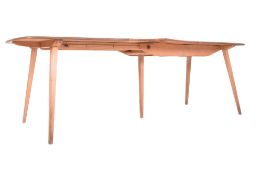 ERCOL - WINDSOR RANGE - VINTAGE 1970S WINDSOR GRAND PLANK DINING TABLE