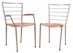 ROBERT HILL FOR STAPLES LADDERAX - TWO DINING / SIDE CHAIRS