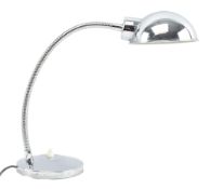 ITALIAN MINISTRY STYLE MID CENTURY CIRCA 1960S CHROME DESK LAMP