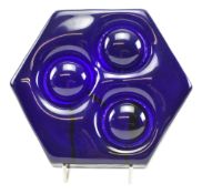 WHITEFRIARS - MID CENTURY ARCHITECTURAL HEXAGONAL SLAB IN BLUE