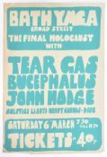 MUSIC - 1960S PROG ROCK POSTER 'THE FINAL HOLOCAUST' PUNK