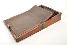 20TH CENTURY VINTAGE WOODEN WRITING SLOPE