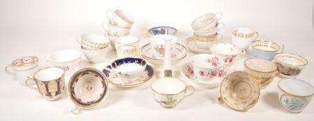 LARGE COLLECTION OF 19TH / 20TH CENTURY PORCELAIN CHINA TEA CUPS