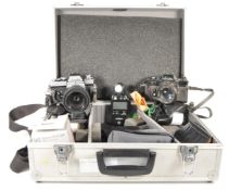 MINOLTA - TWO VINTAGE XE CAMERA BODIES