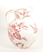POWELL, BISHOP & STONIER - 19TH CENTURY AESTHETIC WILD ROSE JUG