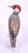 KARL ENS - 20TH CENTURY PORCELAIN WOODPECKER FIGURE