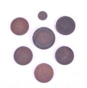 COLLECTION OF 18TH & 19TH CENTURY COPPER COINS