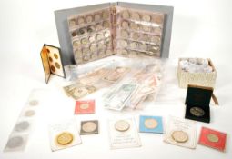 COLLECTION OF BRITISH & FOREIGN COINS & BANKNOTES