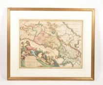 C1720 LATIUM CAMPANIA ET SAMNIUM - MAP OF ANCIENT ITALY