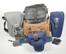 COLLECTION OF VINTAGE 20TH CENTURY SOFT CAMERA CASES