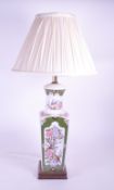 20TH CENTURY CHINESE CERAMIC TABLE LAMP