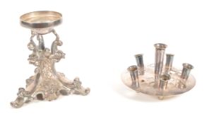 JOHN COLLYER & CO - VICTORIAN 19TH CENTURY SILVER PLATE EPERGNE