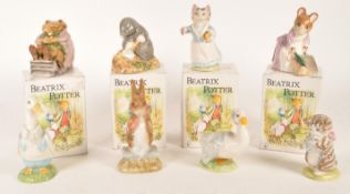 BESWICK - COLLECTION OF EIGHT BEATRIX POTTER PORCELAIN FIGURES
