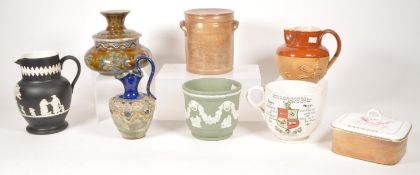 COLLECTION OF ASSORTED 19TH & 20TH CENTURY CERAMIC AND GLASS WARES