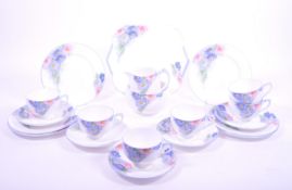 SHELLEY - EARLY 20TH CENTURY PORCELAIN CHINA PART TEA SERVICE