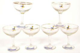 BABYCHAM - COLLECTION OF SIX 1970S DRINKING GLASSES
