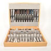 ROBERT WELCH - LATE 20TH CENTURY STAINLESS STEEL CANTEEN OF CUTLERY