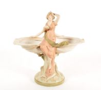 ROYAL DUX BOHEMIA - EARLY 20TH CENTURY PORCELAIN FIGURE