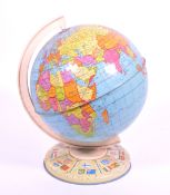 1960S LATE 20TH CENTURY VIBRANT TABLE TOP TIN CHILDS CLASSROOM GLOBE