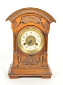 JUNGHANS - EARLY 20TH CENTURY EIGHT DAY MOVEMENT MANTEL CLOCK