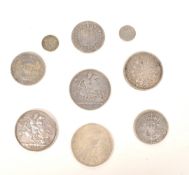 COLLECTION OF 19TH & 20TH CENTURY SILVER COINS