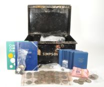 COLLECTION OF BRITISH & FOREIGN COINS