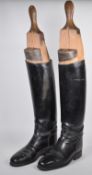 TOM HILL, LONDON - PAIR OF EDWARDIAN LEATHER RIDING BOOTS