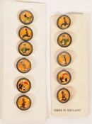 GUINNESS - COLLECTION OF ELEVEN 20TH CENTURY VINTAGE BUTTONS